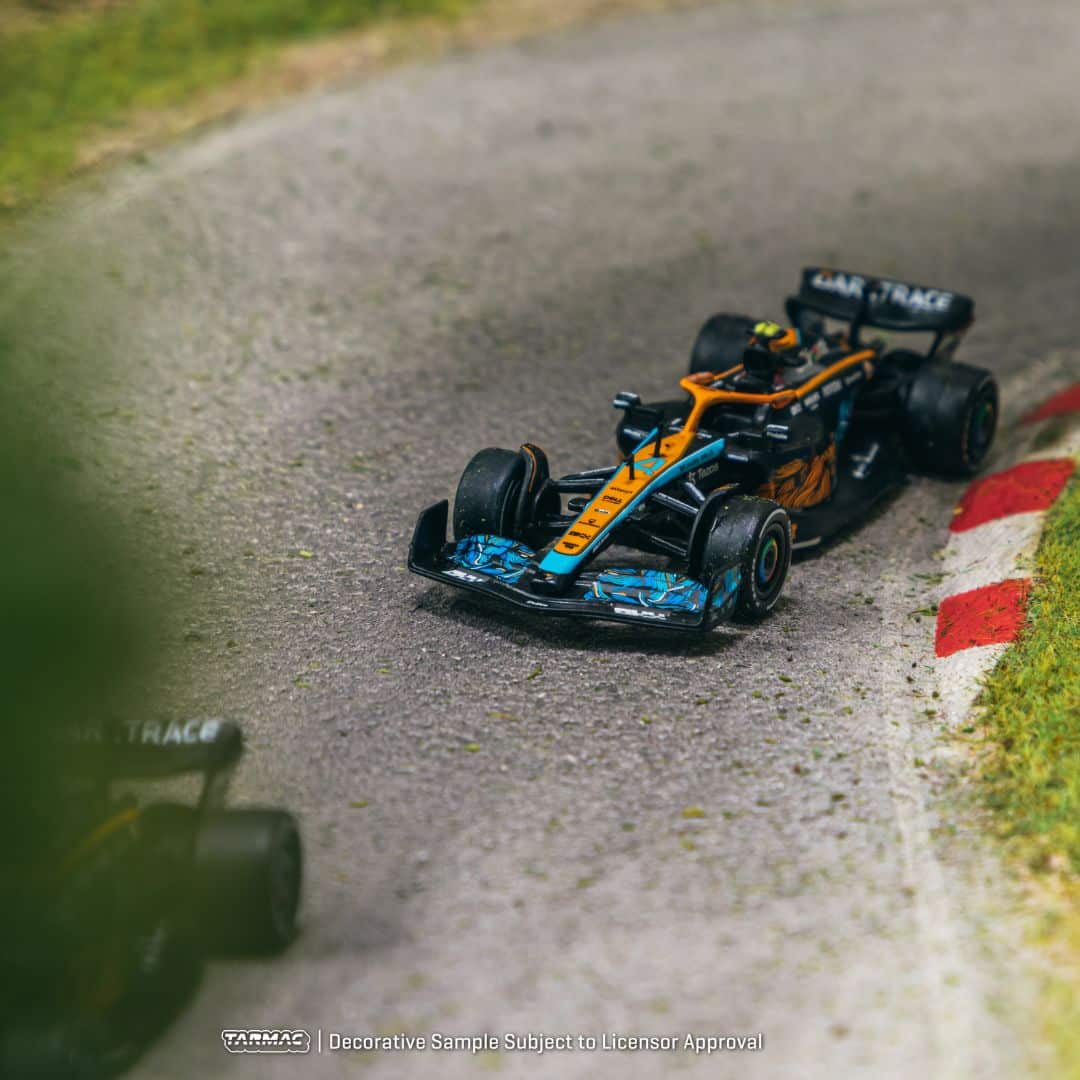 McLaren MCL36 Lando Norris 2022年阿布扎比大獎賽參賽車 Tarmac Works GLOBAL64 1:64比例模型車