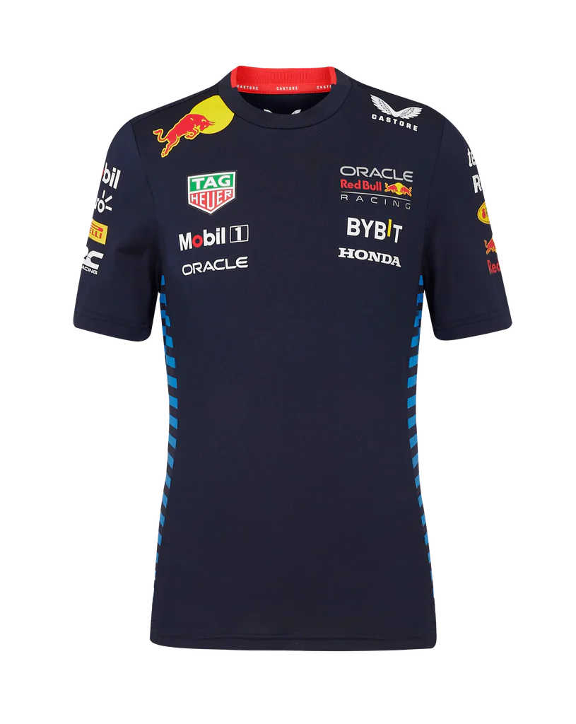 Red Bull Racing F1 Kid's 2024 Team T-Shirt - Youth Navy
