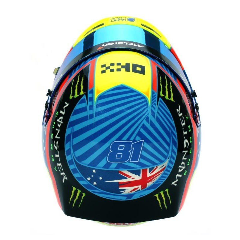 Oscar Piastri 2024 BELL Helmet 1:2 比例頭盔模型