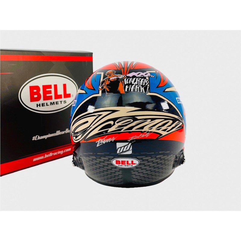 ALFA ROMEO KIMI RAIKKONEN 2021 IMOLA GP BELL MINI HELMET SCALE 1:2