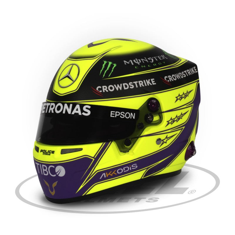 Mercedes AMG LEWIS HAMILTON MINI HELMET 2022 - BELL SCALE 1:2