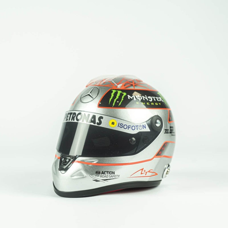 Mercedes AMG MICHAEL SCHUMACHER 2012 PLATIN EDITION - 1:2 SCALE REPLICA HELMET F1