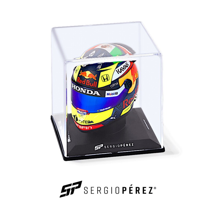 Red Bull SERGIO PÉREZ 2021 MINI HELMET SCHUBERTH 1:4 SCALE