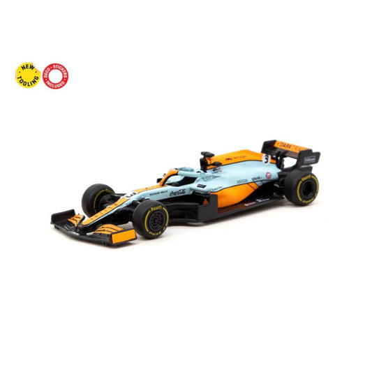#3 McLaren MCL35M, 2021 Monaco GP, Daniel Ricciardo (1:64 scale)