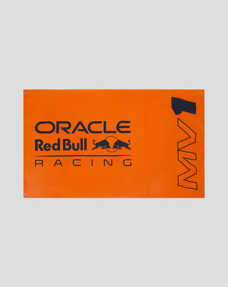 Red Bull Racing F1 Max Verstappen Flag - Orange