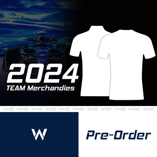 Pre-Order：Williams Racing Team Polo (Navy / White)