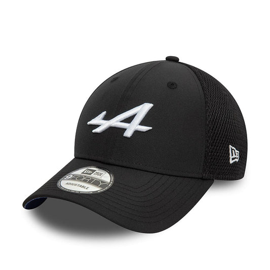 Pre-Order：Alpine Racing F1 2024 New Era 9Forty Black Team Hat - Adult
