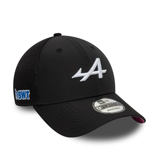 Pre-Order：Alpine Racing F1 2024 New Era 9Forty Black Team Hat - Kids