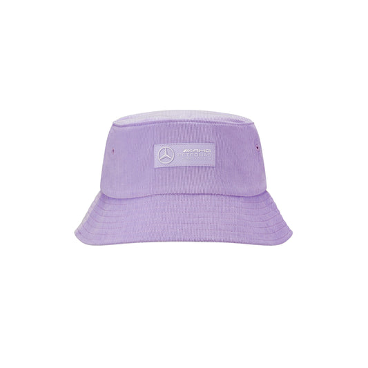 Retro Cord Bucket Hat Lilac