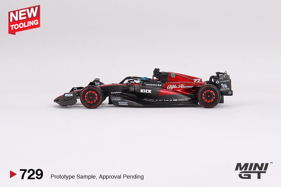 Alfa Romeo C43 Valtteri Bottas 2023年澳洲大獎賽參賽車 MINI GT 1:64比例模型車