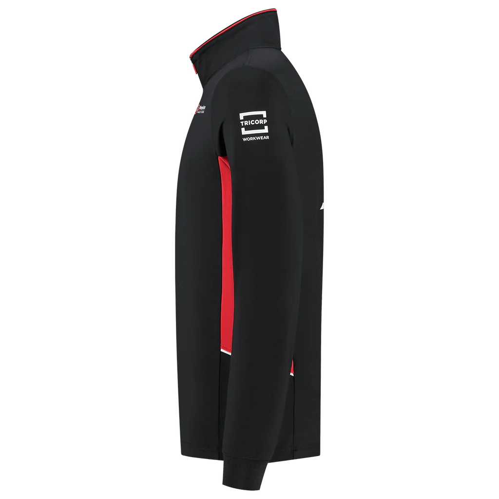 Pre-Order：Haas Racing F1 2024 Team 1/4 Zip Fitted Sweater - Black