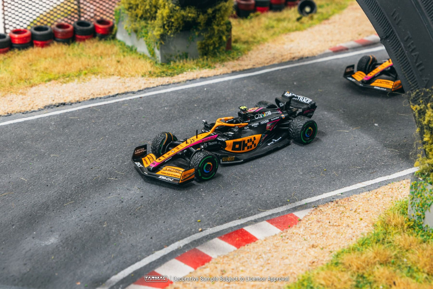 McLaren MCL36 Daniel Ricciardo 2022年日本大獎賽參賽車 Tarmac Works GLOBAL64 1:64比例模型車