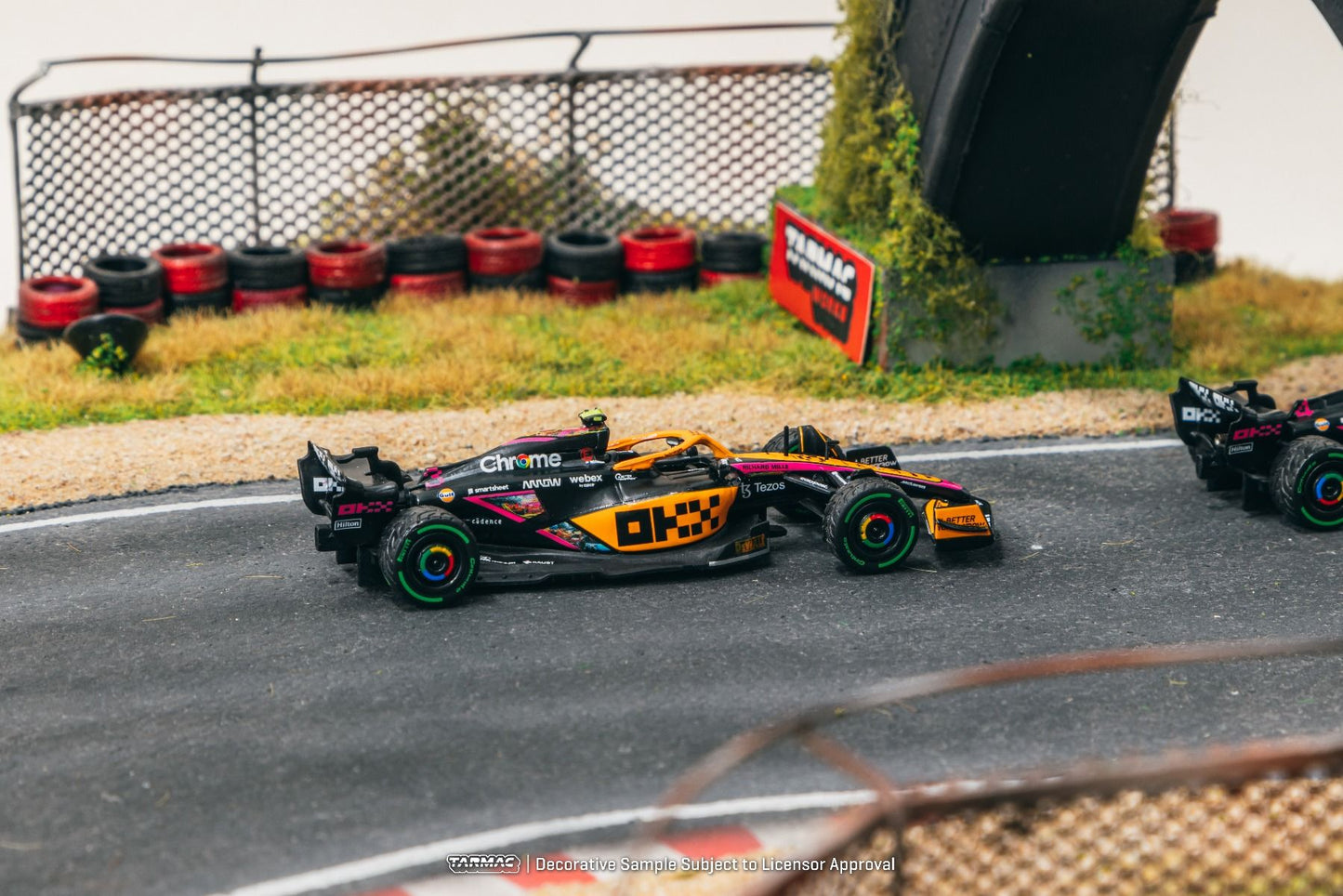 McLaren MCL36 Daniel Ricciardo 2022年日本大獎賽參賽車 Tarmac Works GLOBAL64 1:64比例模型車