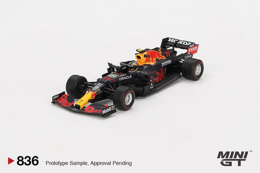 （預訂）Red Bull RB16B #11 Sergio Pérez 2021年阿塞拜疆大獎賽冠軍 Mini GT 1:64比例模型車