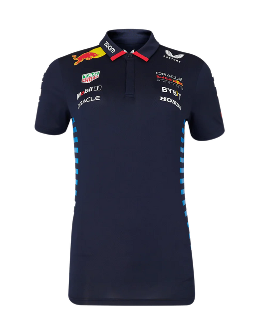 Red Bull Racing F1 Women's 2024 Team Polo Shirt- Navy