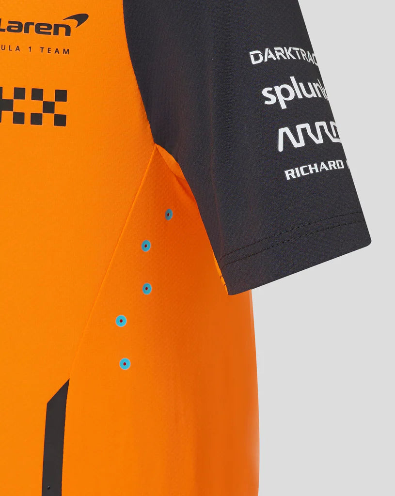 Pre-Order：McLaren F1 Kids 2024 Replica Set Up T-Shirt- Youth Papaya/Phantom