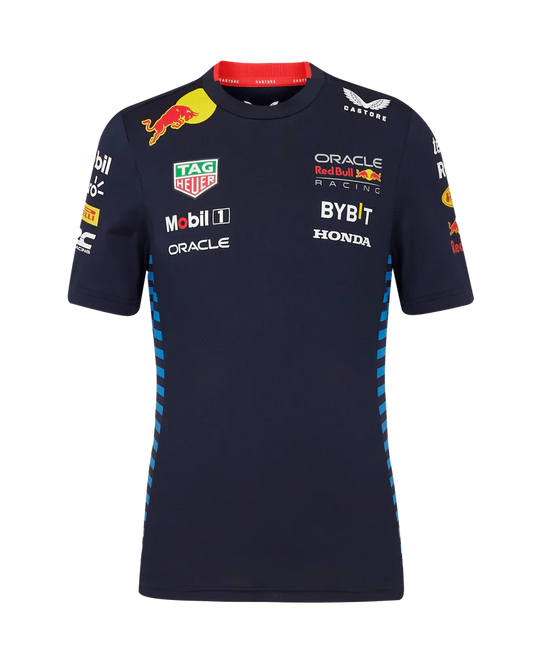 Red Bull Racing F1 Kid's 2024 Team T-Shirt - Youth Navy