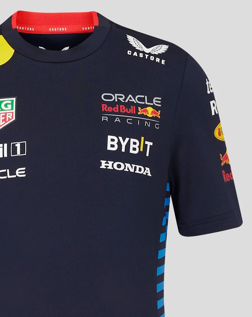 Red Bull Racing F1 Kid's 2024 Team T-Shirt - Youth Navy