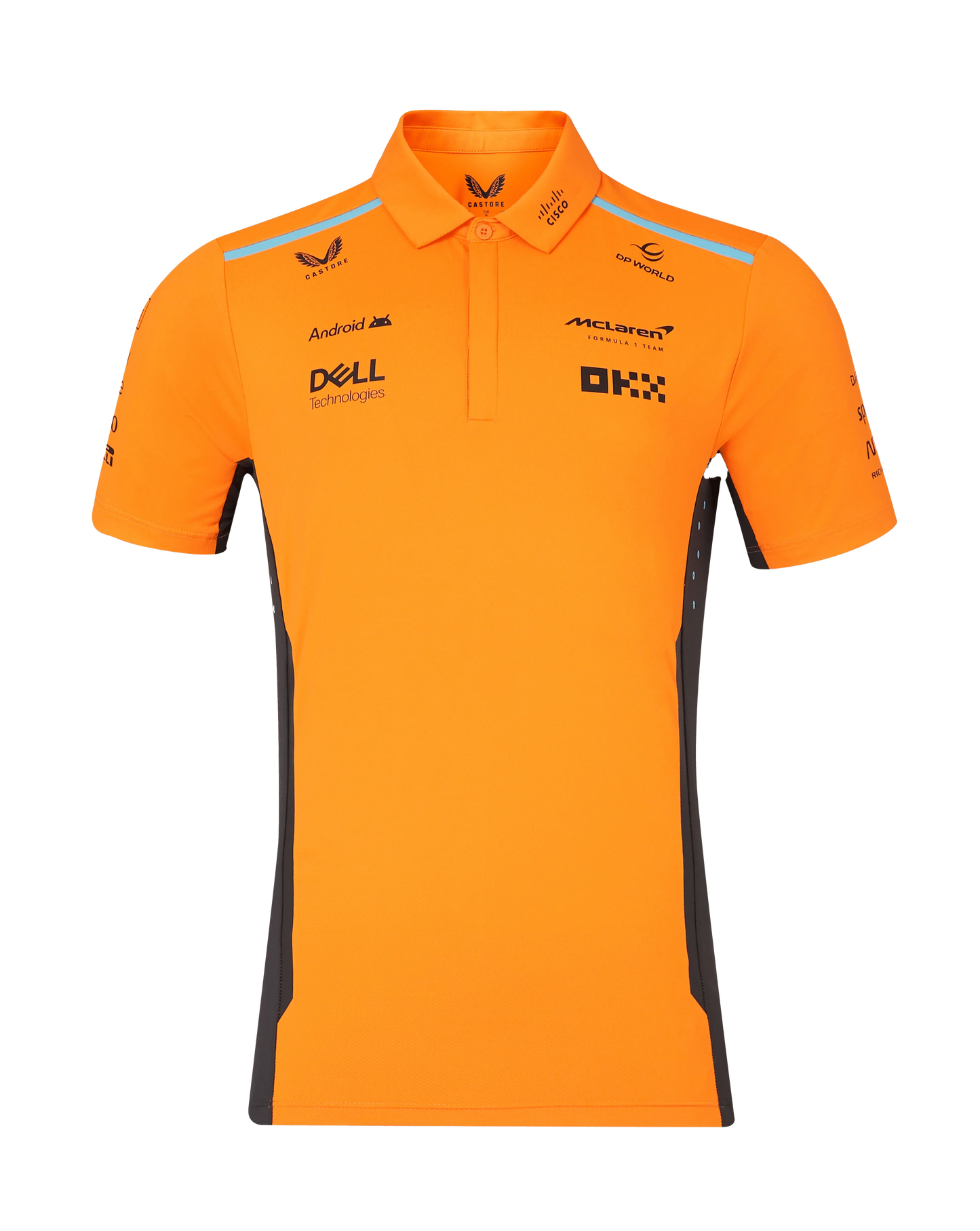 Pre-Order：McLaren F1 2024 Men's Team Polo Shirt - Papaya