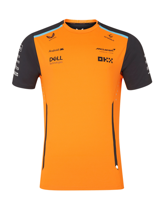 Pre-Order：McLaren F1 2024 Men's Team T-Shirt - Papaya/Phantom