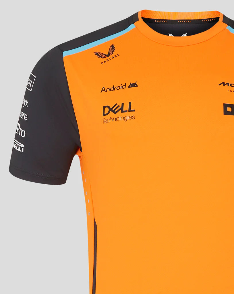 Pre-Order：McLaren F1 2024 Men's Team T-Shirt - Papaya/Phantom