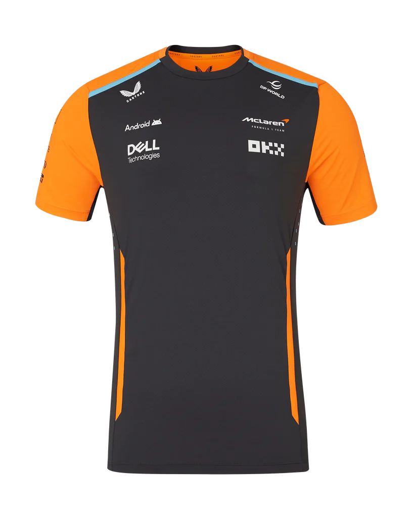 Pre-Order：McLaren F1 2024 Men's Team T-Shirt - Papaya/Phantom