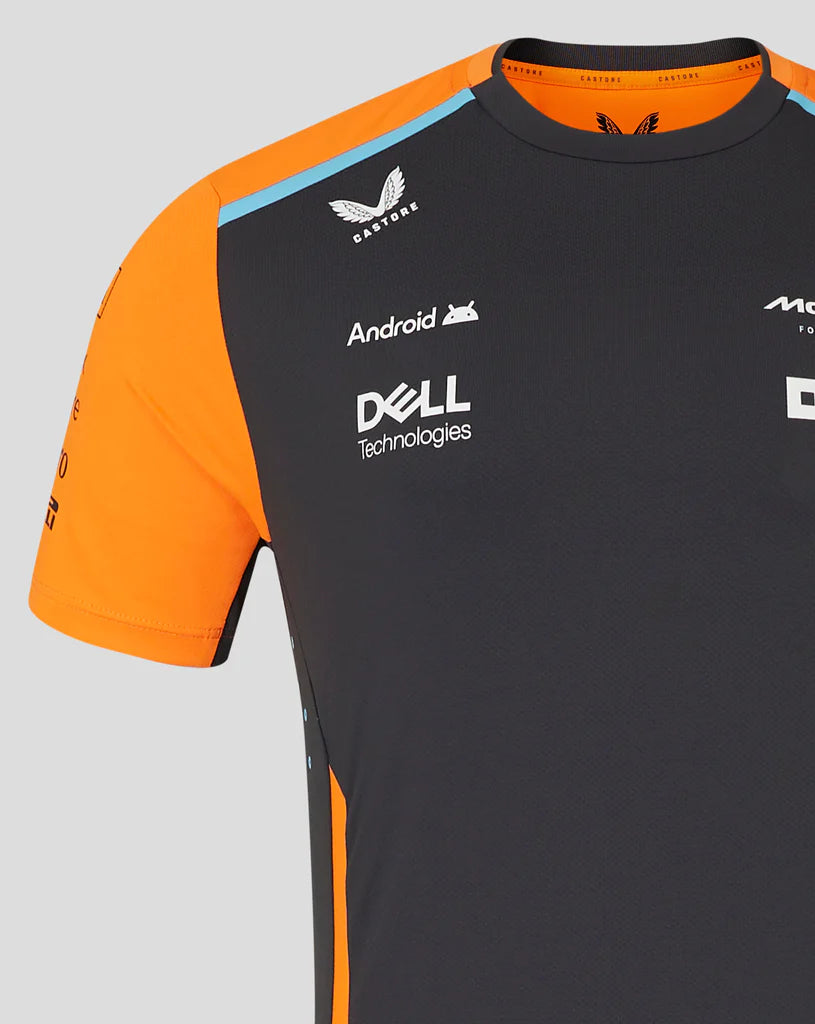 Pre-Order：McLaren F1 2024 Men's Team T-Shirt - Papaya/Phantom