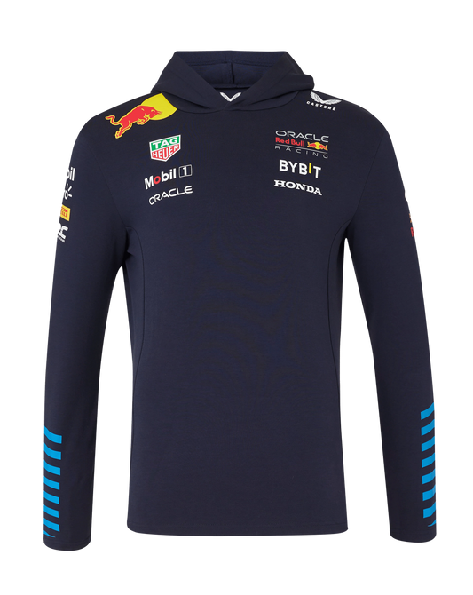 Red Bull Racing F1 Men's 2024 Team Pullover Hoodie- Navy