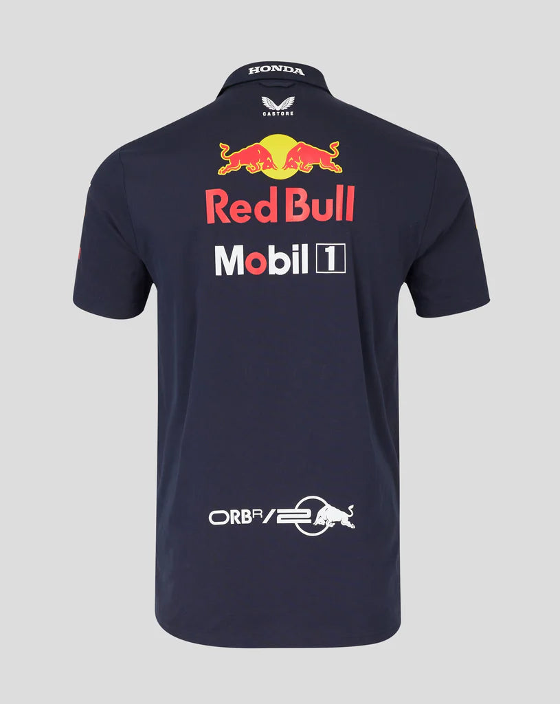Pre-Order：Red Bull Racing F1 Men's 2024 Team Button Down Shirt- Navy