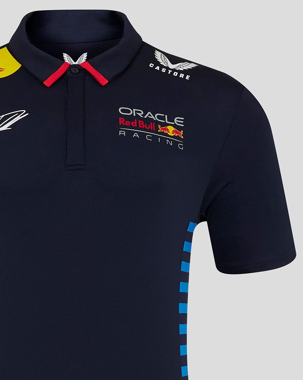 Red Bull Racing F1 Men's 2024 Max Verstappen Team Polo Shirt- Navy