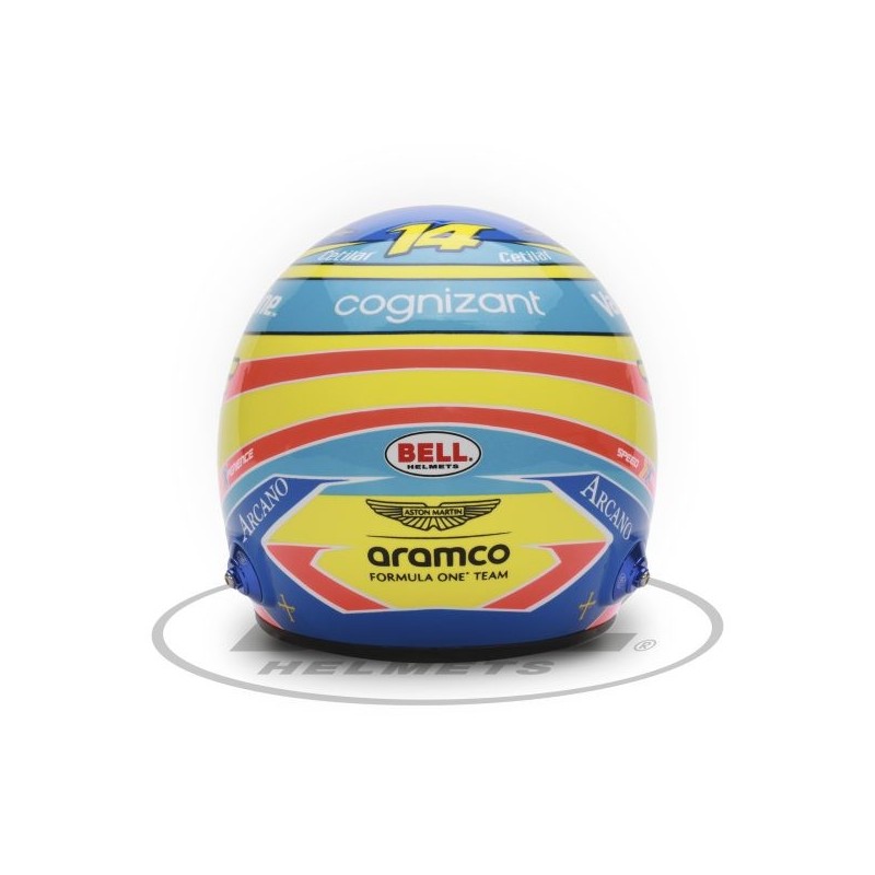 （預訂）Fernando Alonso 2024 BELL Helmet 1:2 比例頭盔模型