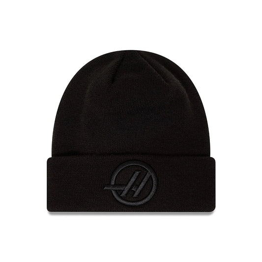 Pre-Order：Haas Racing F1 Team Essential Cuff Knit Beanie Hat - Black