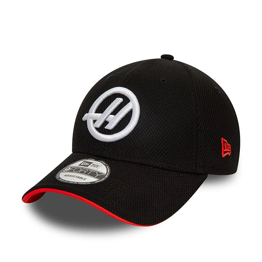 Pre-Order：Haas Racing F1 New Era 9Forty 2024 Team Black Baseball Hat - Kids