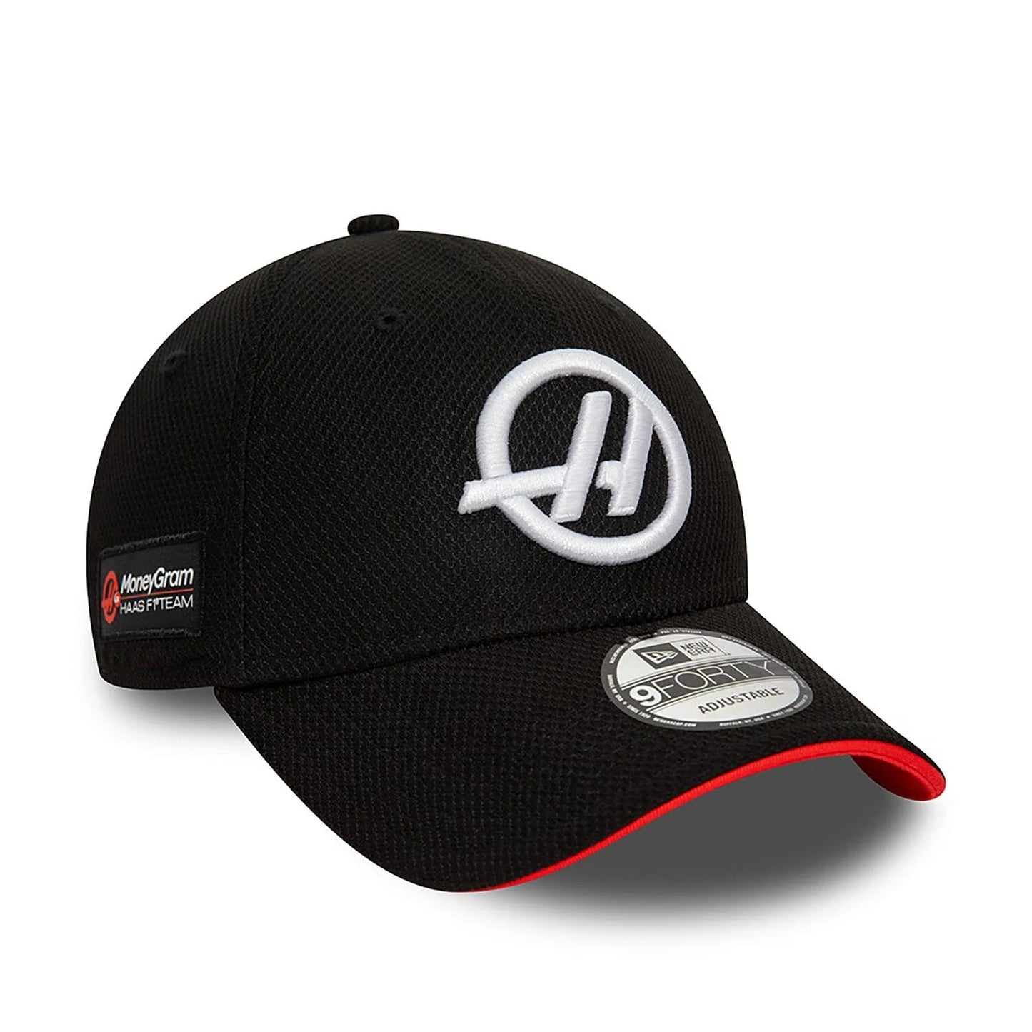 Pre-Order：Haas Racing F1 New Era 9Forty 2024 Team Black Baseball Hat - Adult