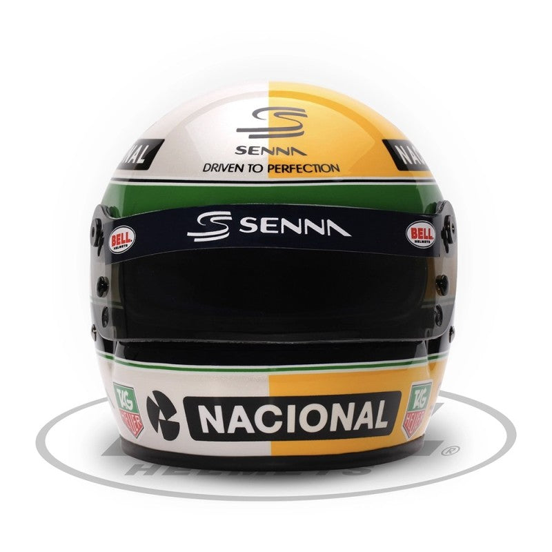 （預訂）Ayrton Senna 30 周年 BELL Helmet 1:2 比例頭盔模型