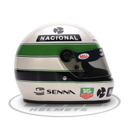 （預訂）Ayrton Senna 30 周年 BELL Helmet 1:2 比例頭盔模型