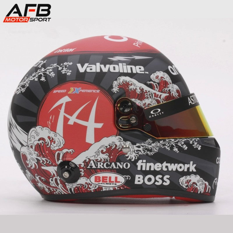 （預訂）Fernando Alonso 2024 日本大獎賽 BELL Helmet 1:2 比例頭盔模型