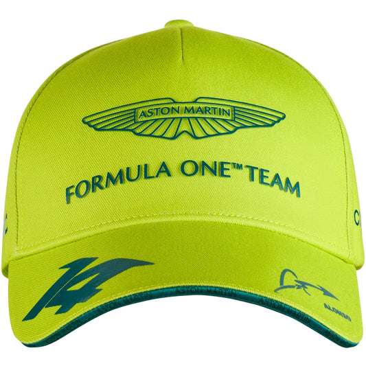 Aston Martin Cognizant F1 2023 Kids Fernando Alonso Team Hat- Youth Lime/Green