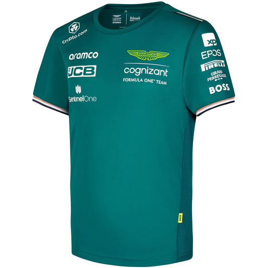 Aston Martin Cognizant F1 2023 Kids Team T-Shirt- Youth Green