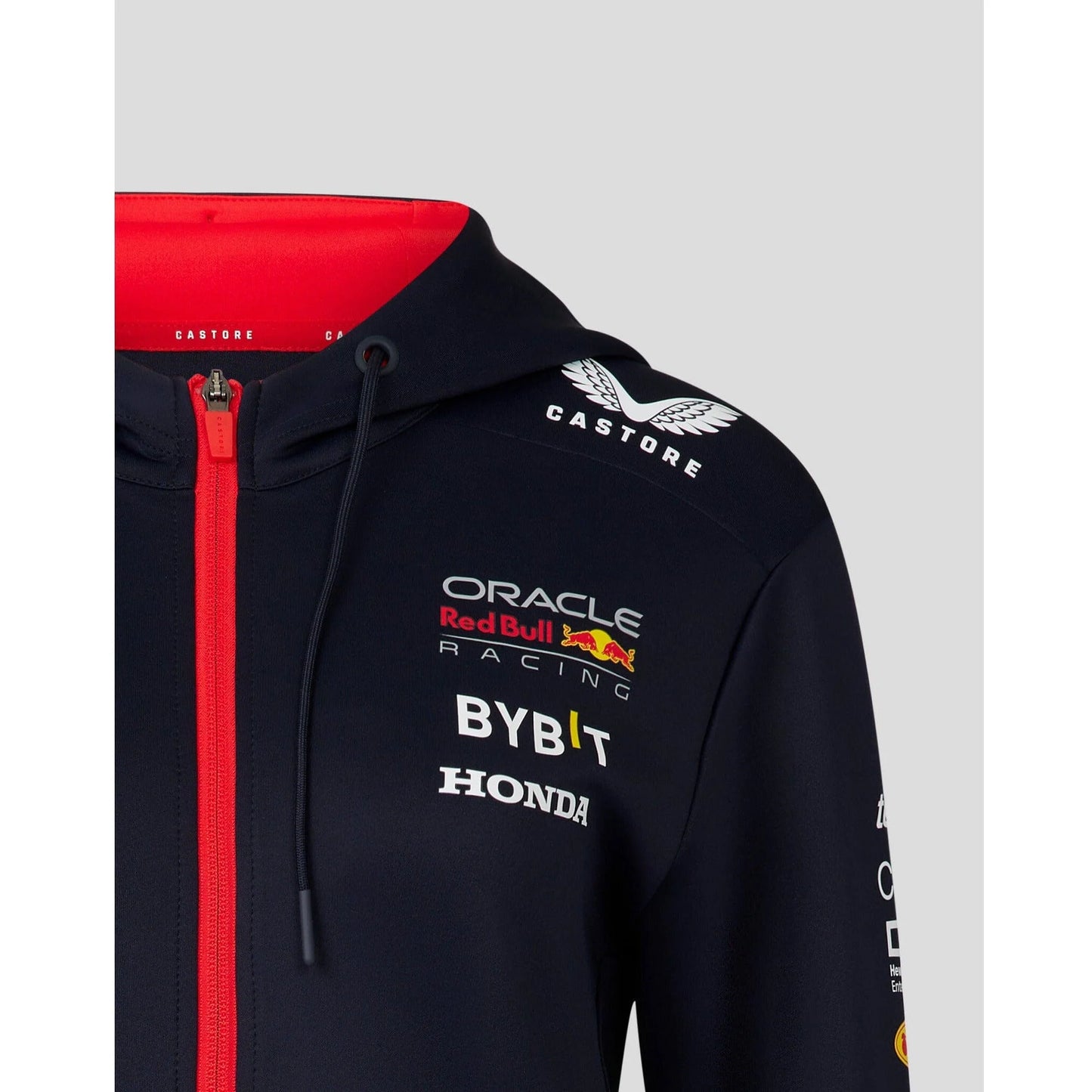 Red Bull Racing F1 Women's 2023 Team Full Zip Hooded Sweatshirt- Navy