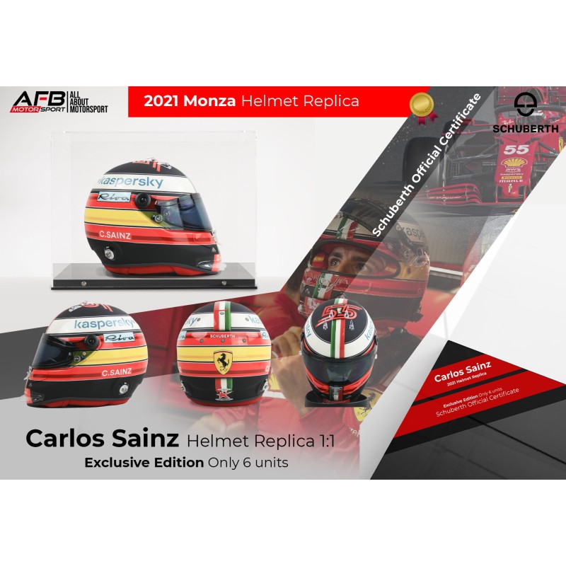 Ferrari CARLOS SAINZ HELMET SF3 ABP 2021 MONZA FORMULA 1 - SCHUBERTH
