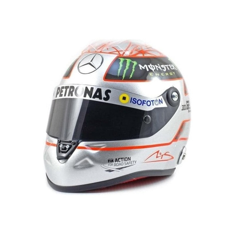Mercedes AMG MICHAEL SCHUMACHER 2012 PLATIN EDITION - 1:2 SCALE REPLICA HELMET F1