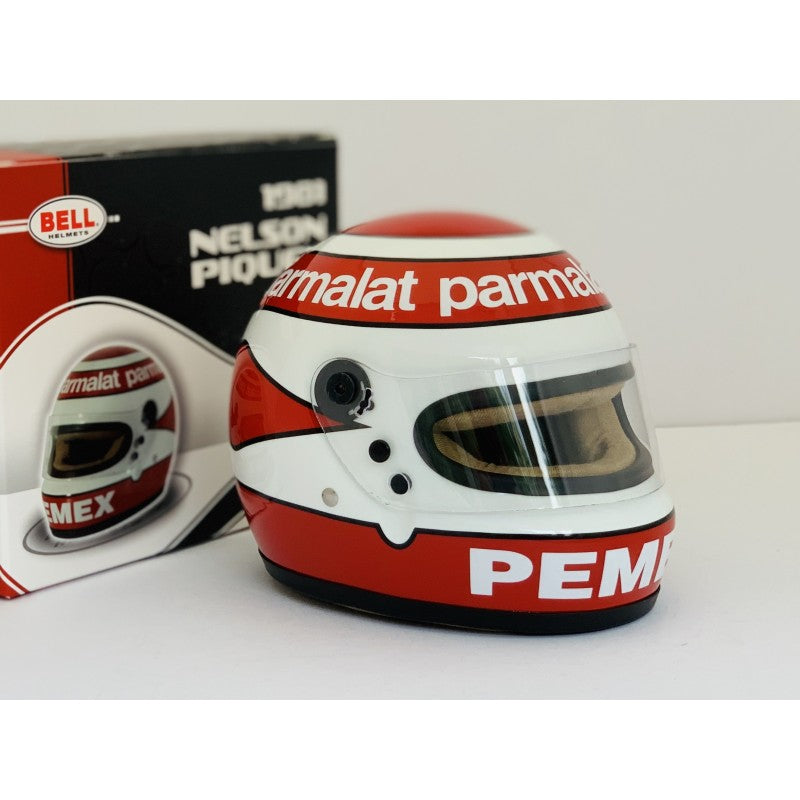 NELSON PIQUET 1981 Parmalat Racing Team (Brabham) MINI HELMET