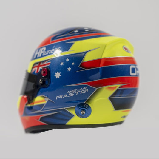 Alpine OSCAR PIASTRI MINI HELMET 2021 - BELL SCALE 1:2